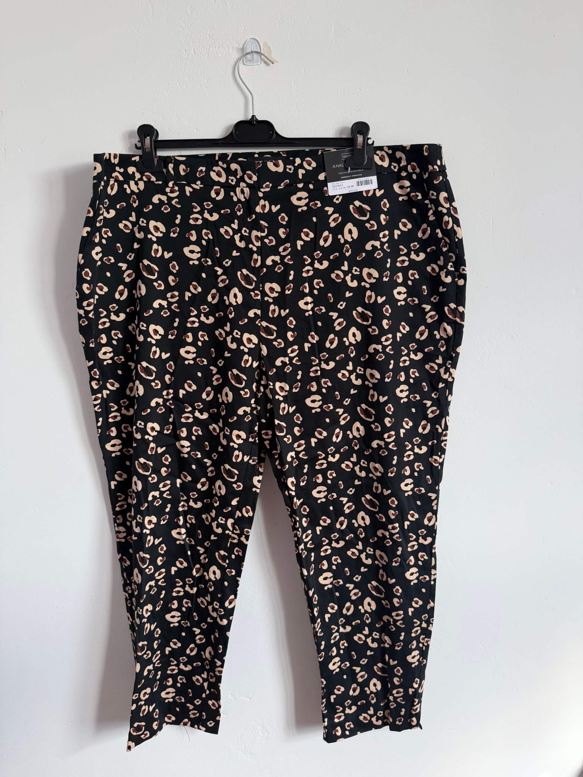 Dorothy Perkins spodnie cygaretki panterka 4XL 48 z metką - obrazek 2