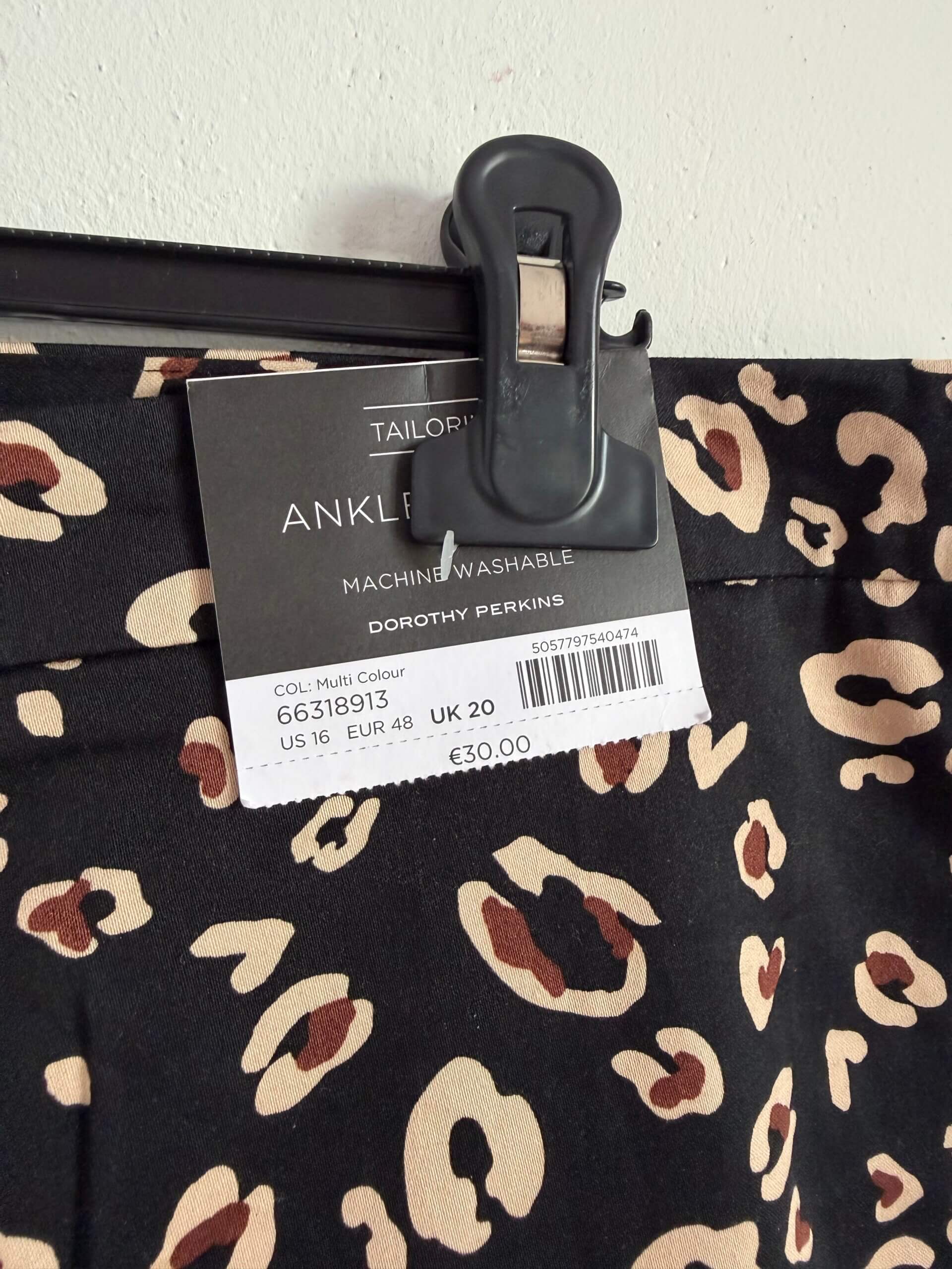 Dorothy Perkins spodnie cygaretki panterka 4XL 48 z metką - obrazek 5