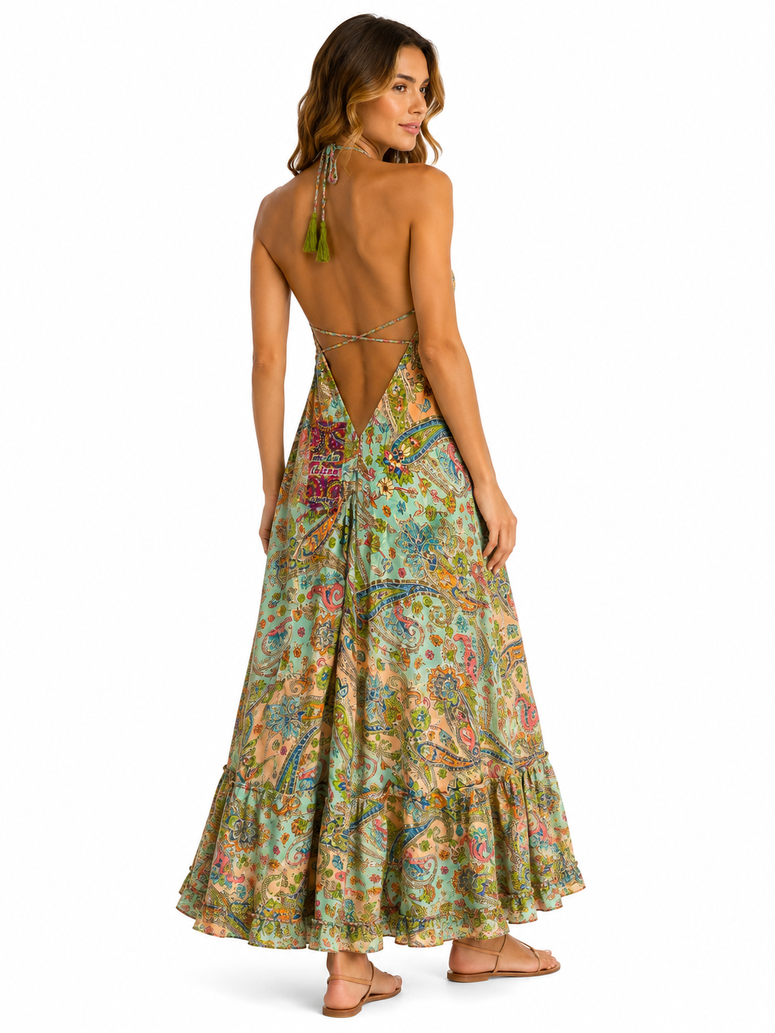 Sukienka maxi boho Moda Ibiza Vintage - obrazek 2