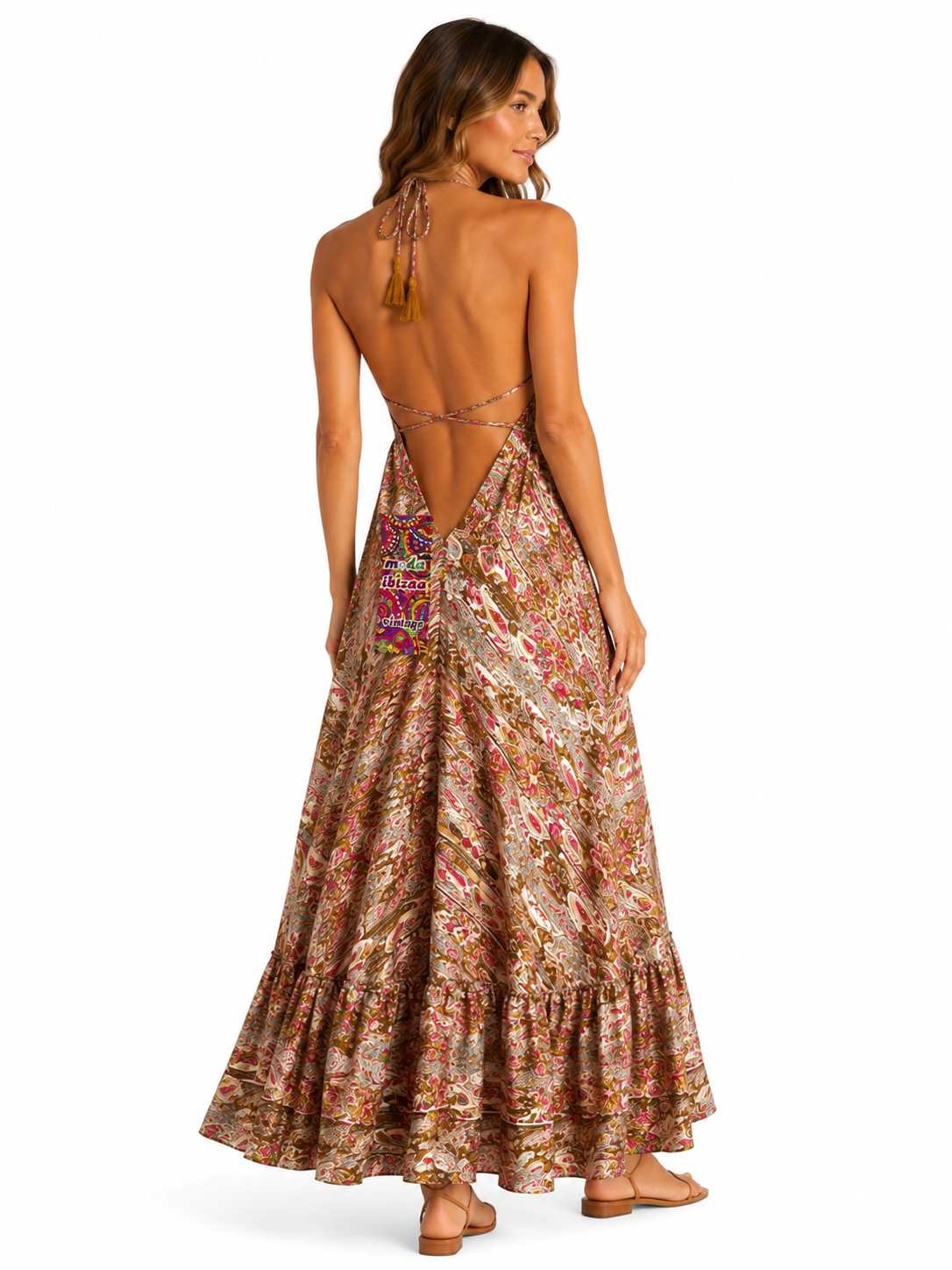 Sukienka maxi boho Moda Ibiza Vintage - obrazek 2