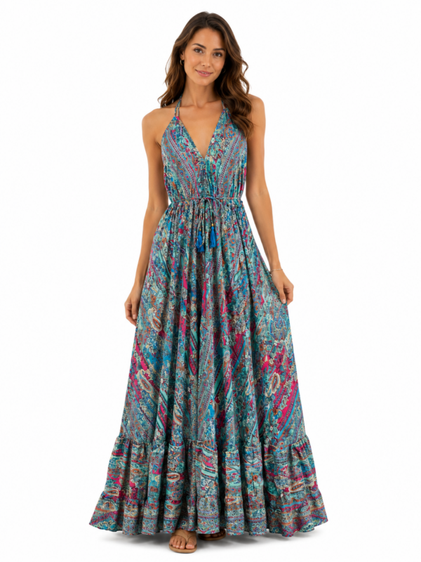 Sukienka maxi boho Moda Ibiza Vintage Copy