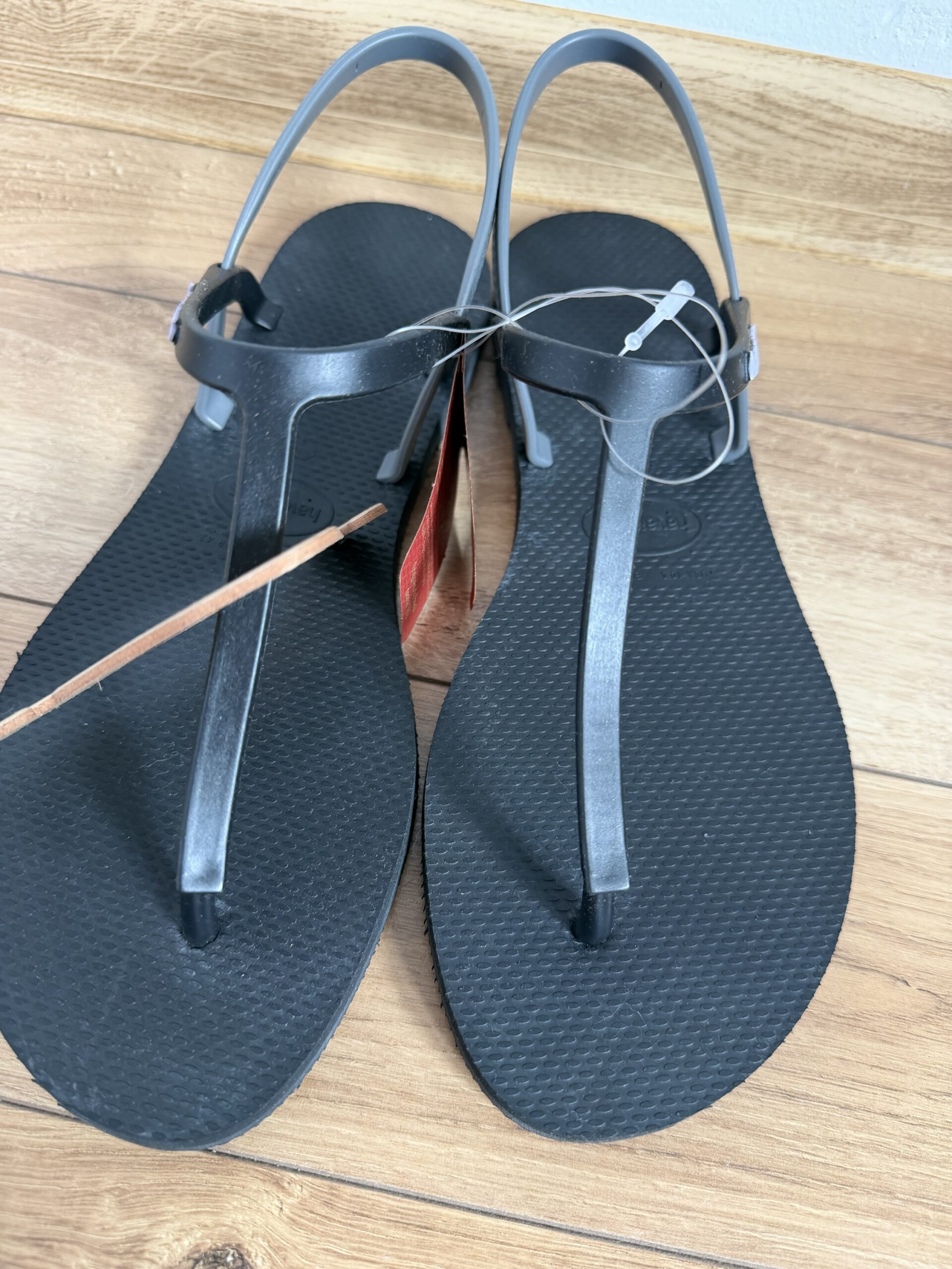Havaianas sandały japonki z paskiem na piętę czarne r. 40 - obrazek 6